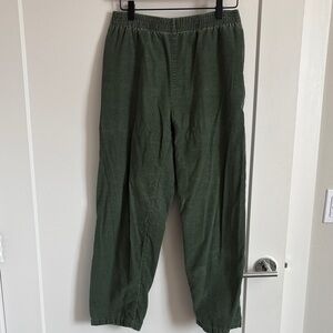Green Corduroy Pants